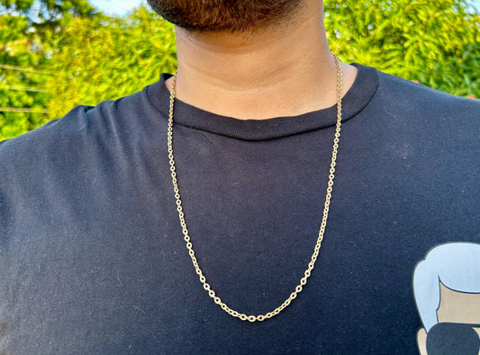 CADENA OVALO HOMBRE